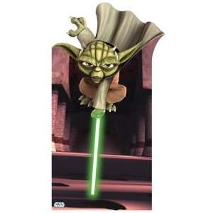  Star Wars Yoda Clone Wars Cardboard Cutout Standee Standup 