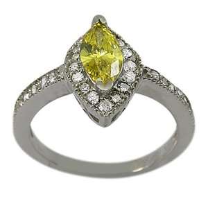  Platinum Antique Style Sapphire and Diamond Ring   6.5 Da 