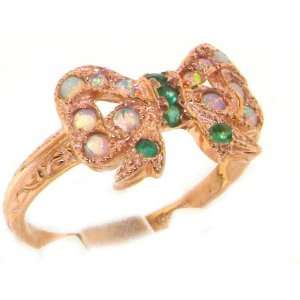   Opal Vintage Style Bow Ring   Size 7   Finger Sizes 5 to 12 Available