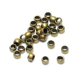 Cousin Beads Jewelry Basics 2mm Crimp Beads 400/Pkg Antique Gold; 3 