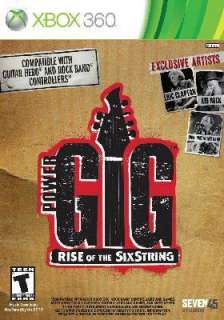 Power Gig Rise of the SixString Guitar XBOX 360 NEW 815427010040 