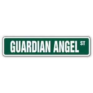  GUARDIAN ANGEL Street Sign god angels signs religion 