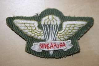 SINGAPORE BASIC COTTON PARACHUTE WING AIRBORNE  