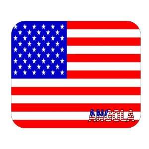  US Flag   Angola, Indiana (IN) Mouse Pad 