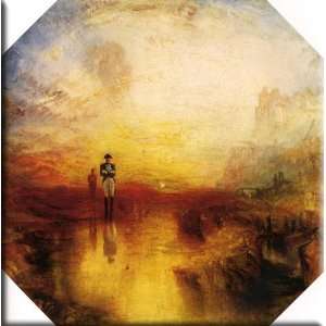 The Exile and the Snail 16x16 Streched Canvas Art by Turner, Joseph 