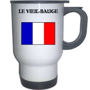  France   LE VIEIL BAUGE White Stainless Steel Mug 