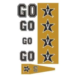   Vanderbilt Commodores Animated 3 D Auto Spin Flags