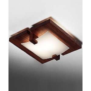 Taurus ceiling light   Fluorescent, beech wood, 110   125V (for use in 