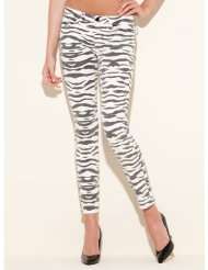 GUESS Brittney Ankle Skinny Jeans   Zebra Over