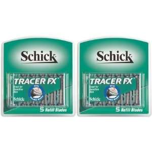  Schick Tracer FX Cartridge Refills 5 ct, 2 ct (Quantity of 