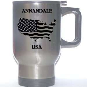  US Flag   Annandale, Virginia (VA) Stainless Steel Mug 