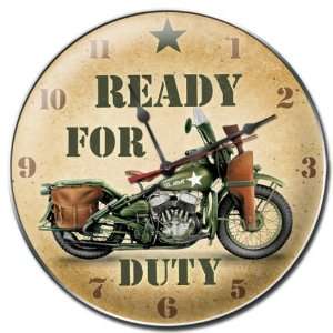  Ready for Duty Allied Military Clock   Victory Vintage 