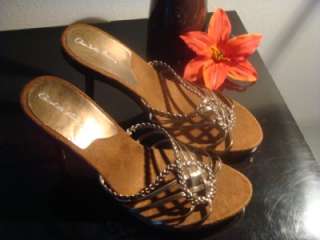 Charlotte Russe Brown Dress Sandals Open Toe Shoes 8  