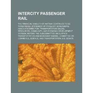 Intercity passenger rail the financial viability of Amtrak continues 