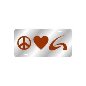  Gadsden Peace Love License Plate