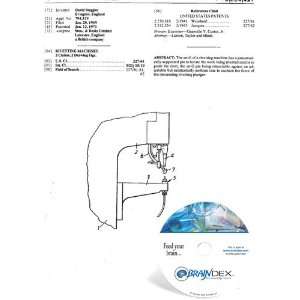  NEW Patent CD for RIVETTING MACHINES 