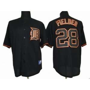  New Prince Fielder Jersey Detroit Tigers #28 Black 
