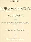 Jefferson County Illinois 1883 History Genealogy CD  