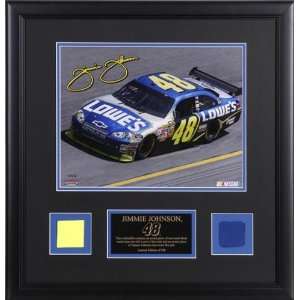   Metal and Suit Piece   Framed NASCAR Photos, Plaques and Collages