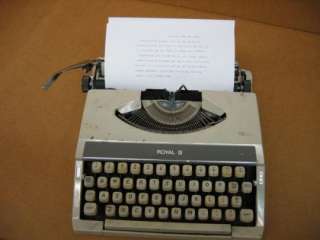 Vintage Royal Typewriter No. MC 8489595  