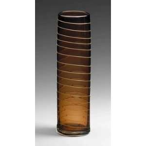   Cyan Lighting 04223 Large Vesper Vase, Brown Finish