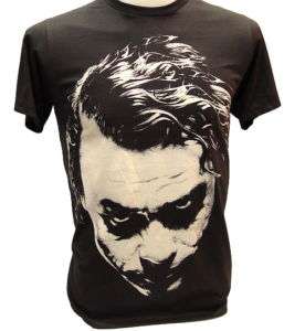 Nwt JOKER Heath Ledger Retro T Shirt Vintage BATMAN XL  