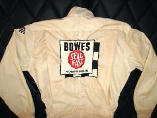 Vintage 1960s Hinchman Jackie Stewart Worn Indy 500 Racing Suit 