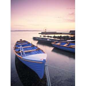 Boats on Lake, Connemara, County Galway, Ireland 