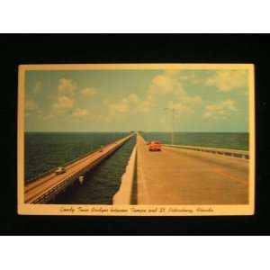  50s Gandy Double Span Bridges, Tampa St. Petersburg FL 
