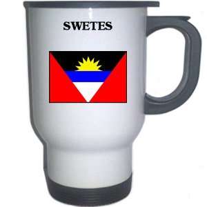  Antigua and Barbuda   SWETES White Stainless Steel Mug 