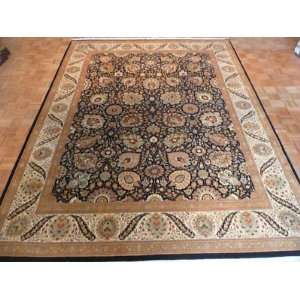  9 x 12 HAND KNOTTED FINE KASHAN RUG, 100% WOOL Everything 