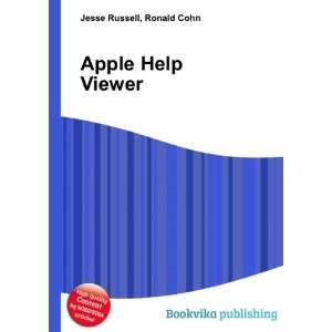  Apple Help Viewer Ronald Cohn Jesse Russell Books