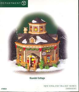 DEPT 56 NEW ENGLAND VILLAGE ROUNDEL COTTAGE  