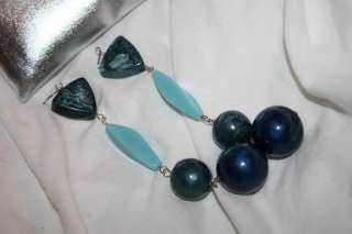 DOLCE & GABBANA JEWELS Dangling Earrings Stone Jewelry  