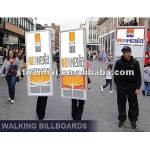  j1 0001 mobile outdoor billboard walker   up to 6 hours of 