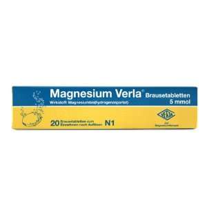  Verla Magnesium Effervescent Tablets 20 tablets by Verla 