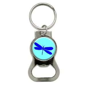  Dragonfly   Bottle Cap Opener Keychain Ring Automotive