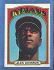 1971 TOPPS Baseball COIN 84 ALEX JOHNSON EX MT  