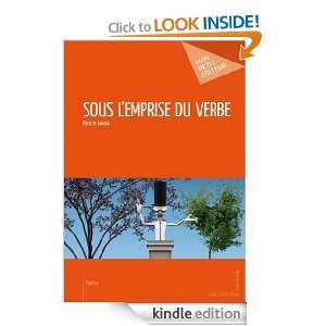 Sous lemprise du verbe (French Edition) Patrick Lanoix  