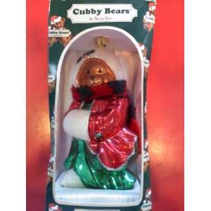 Cubby Bears European Glass, Caroling 