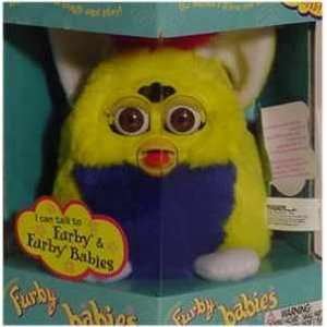  Furby Babies   Yellow with Blue Tummy and Pink Mohawk 