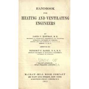  Handbook For Heating And Ventilating Engineers James D 
