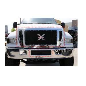 Rex 6715411 X Metal Series Studded Main Grille with Bumper Center 