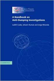 Handbook on Anti Dumping Investigations, (0521830427), Judith Czako 