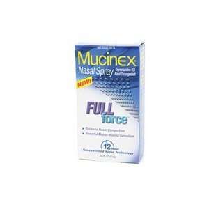  Mucinex Nasal Spray, Full Force   0.75 Oz Health 