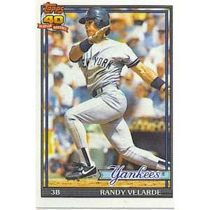  1991 Topps #379 Randy Velarde [Misc.]