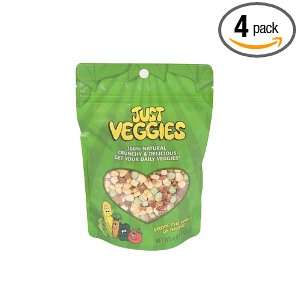 Just Tomatoes Just Veggies, 4 Ounce Pouch (Pack of 4)  