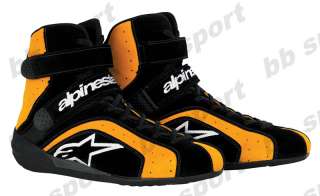 Alpinestars nomex FIA shoes Tech 1R yellow 5 6 8 13 US  