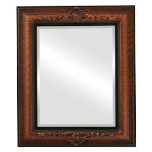  Winchester Rectangle in Vintage Walnut Mirror and Frame 