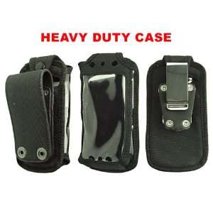   Fitted Carry Case with Canvas Belt Loop & Metal Clip 